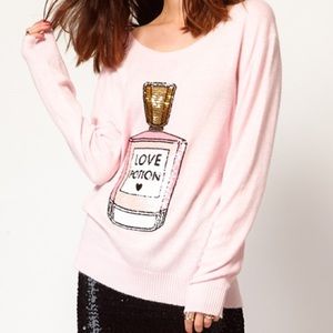 Cream Wildfox Love Potion Sweater
